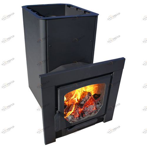 Печь для бани Варвара Паленица Панорама вынос 160 3755