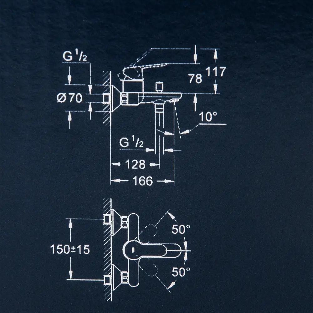 Смеситель для ванны Grohe Startclova Bath однорычажный цвет хром 82312206 STLM-2187162 - Вид №5
