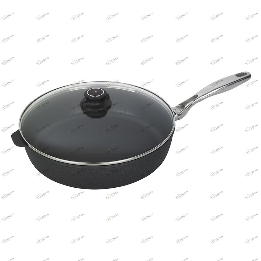 Сотейник Swiss Diamond со стеклянной крышкой и металлической ручкой, Ø32 см XD6732C