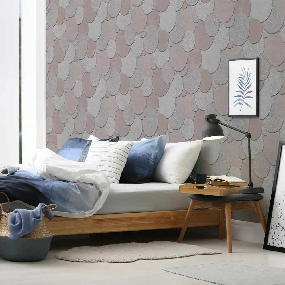Обои виниловые Wall Decor Авалон серые 1.06 м 75101-65 88487101 STLM-2180701 - Вид №3