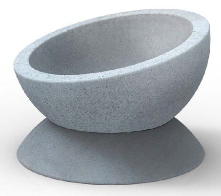 11349 СТАТИВ, вазон бетонный цветочный LAB.Space  - Вид №2