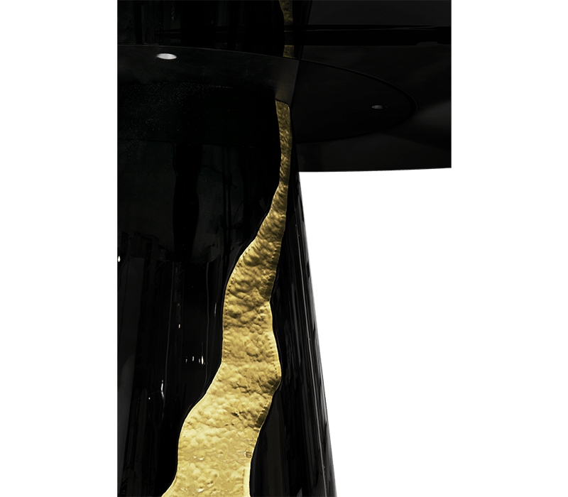 0-121 Черный обеденный стол Lapiaz Boca Do Lobo  - Вид №5