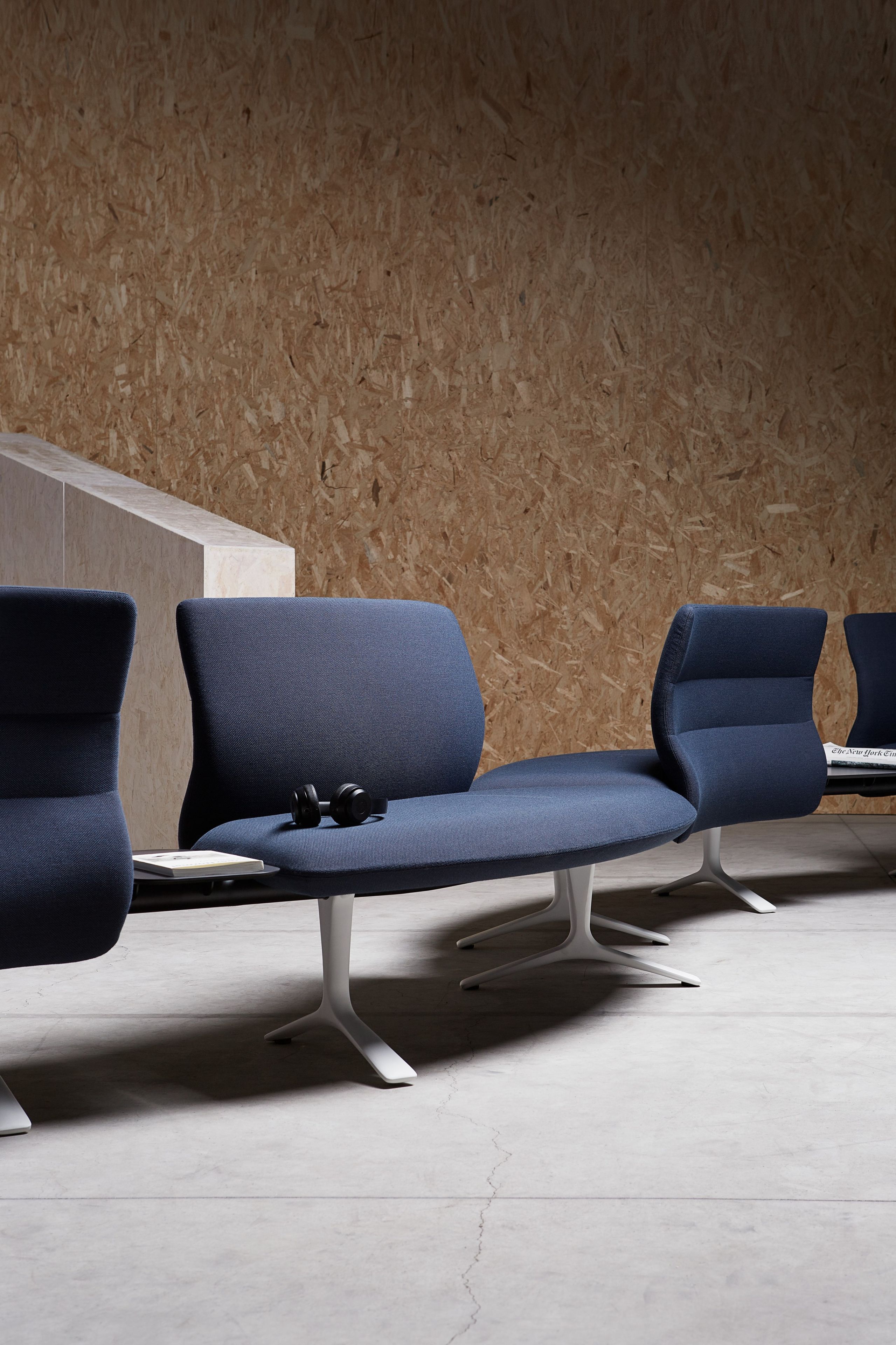 Модульная скамья из ткани со спинкой VAGHI Mewa ARCH-00040378 - Вид №6