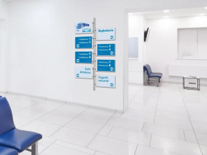 Настраиваемый крытый стальной знак знак