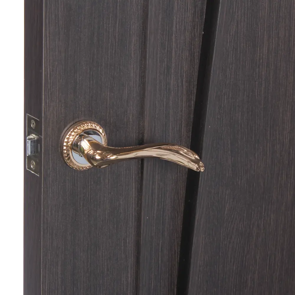 Ручка двверная на розетке Palladium D 307, цвет глянцевое золото STLM-2004959 - Вид №6