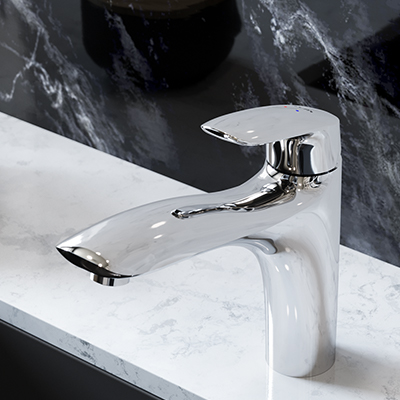 F5300032 смеситель для кухни излив 195 мм хром шт AM.PM Bliss L