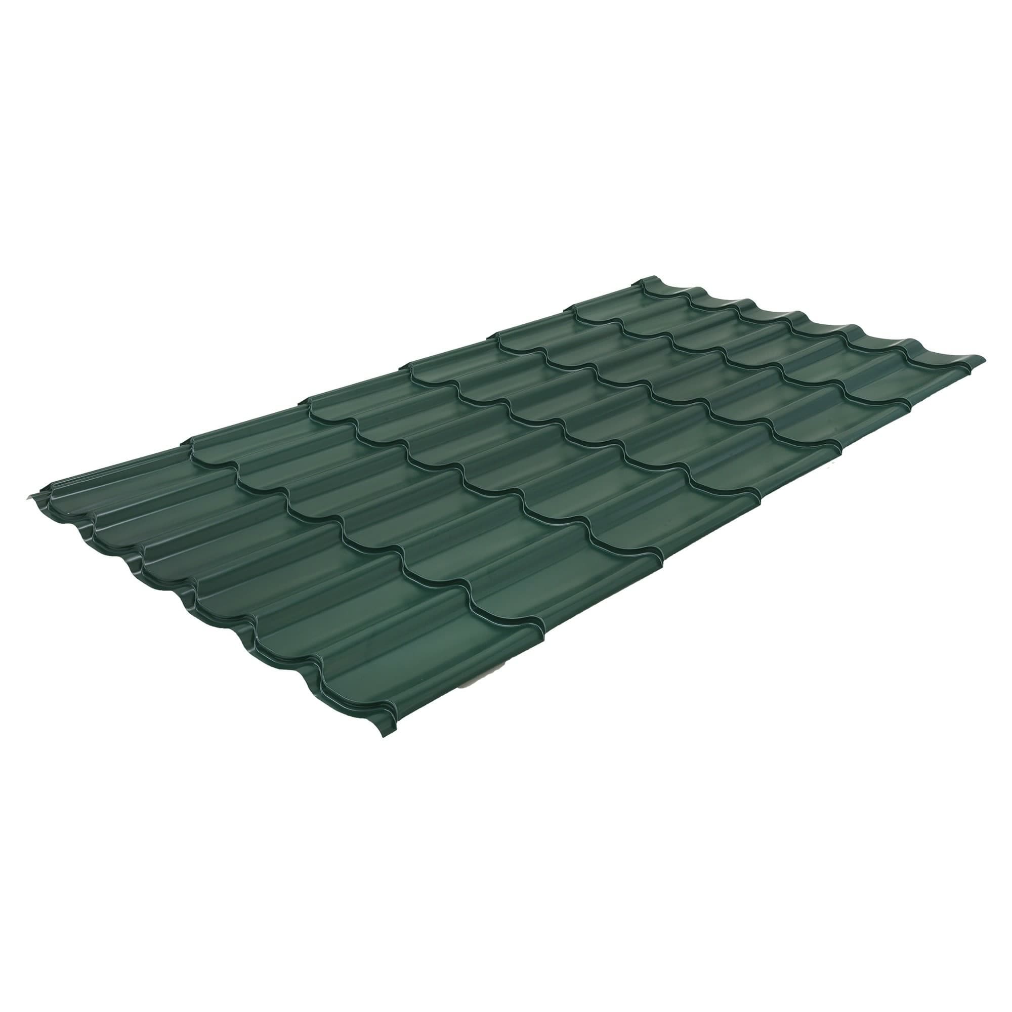 12232191 Металлочерепица 0.4 мм 2250х1180 мм RAL 6005 зелёный Santreyd  - Вид №1