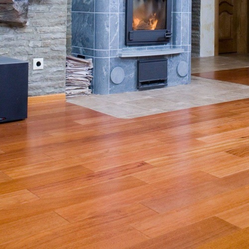 Массивная доска Magestik floor Под лаком (экзотика) Кемпас (Гладкая) 910х122 мм MGK Magestic floor 2600300129 - Вид №4