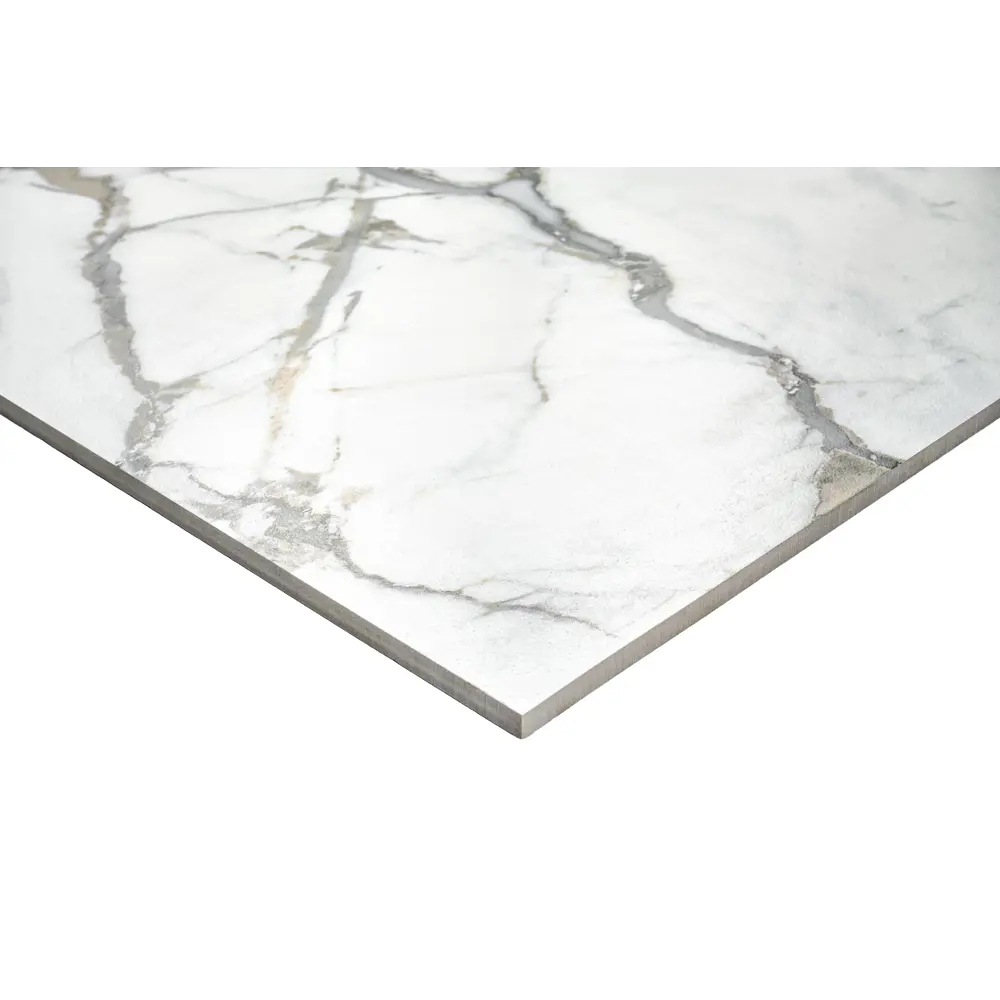 Глазурованный керамогранит Аксима Тасос 60x120 см 1.44 м² матовый цвет белый AXIMA THASOS STLM-2063980 - Вид №3