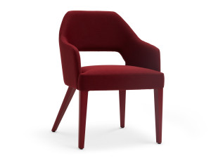 Тканевое кресло с подлокотниками