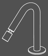 Radomonte Излив для биде из нержавеющей стали, установленный на террасе Toox Chb1 - Вид №1