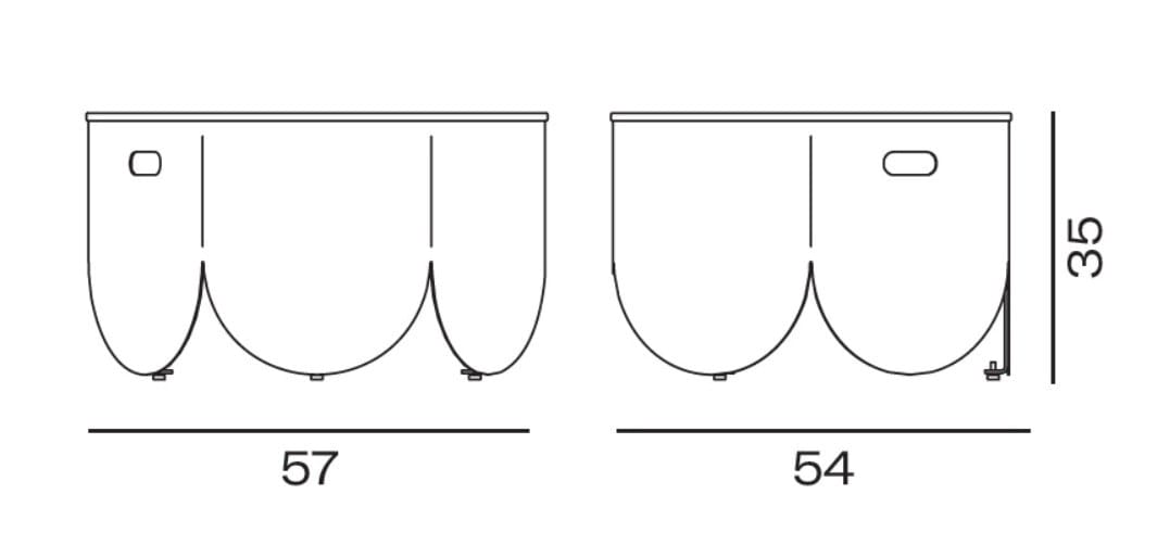 Шестигранный стол из листового металла Vergés Atay ARCH-00021900 - Вид №3