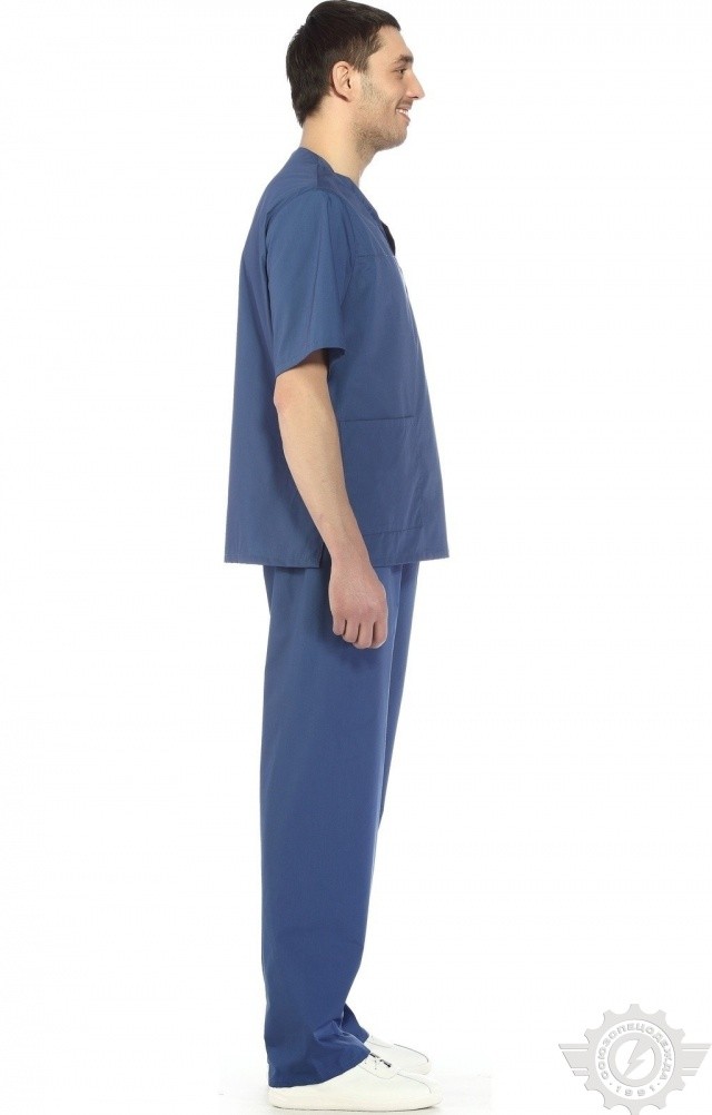 66167 Костюм "Спец" василек  Медицинская одежда  размер 56-58/182-188 Спецодежда  - Вид №7