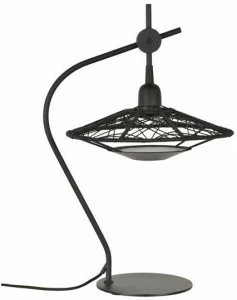 Forestier Настольная лампа с фиксированным кронштейном из металла и хлопка Carpa 21282