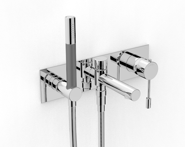 6901 EVI-100 Смеситель для ванны Zazzeri 6901EVI100 - Вид №1