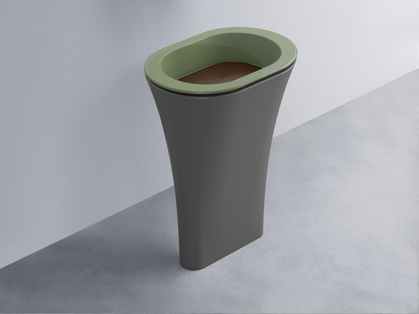 AMLA65-AG+AMPILO-CA+AMCOLO-CM Раковина Amedeo Ovale отдельностоящая cielo Enjoy + Amedeo Ceramica Cielo