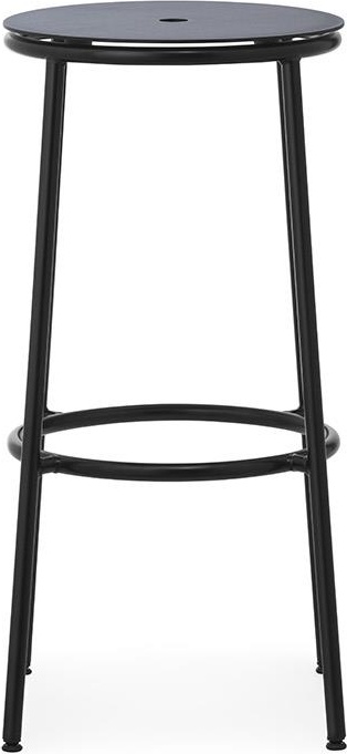 506093 Барный стул 75 см, черный, алюминий, Normann Copenhagen Circa  - Вид №1