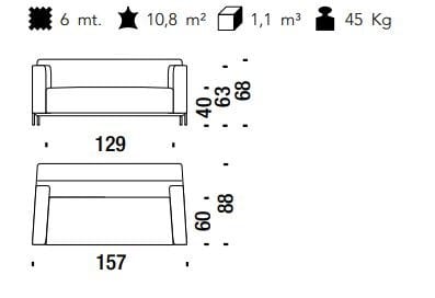 Диван из ткани или кожи MOROSO ARCH-00004505 - Вид №3