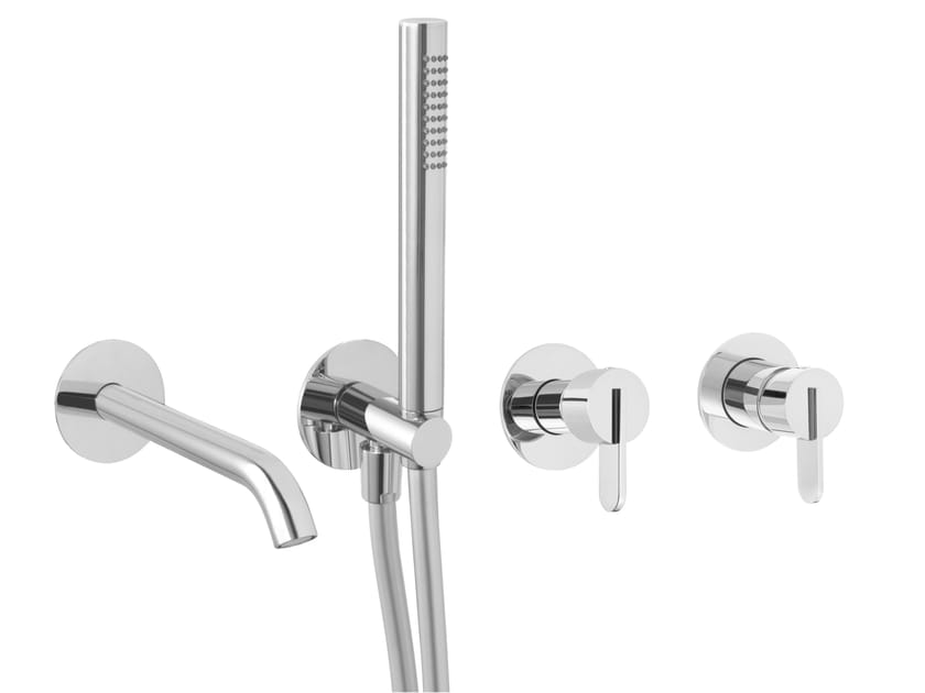 Встраиваемый смеситель для душа с 4 отверстиями и ручным душем QD Magistro Lab Swing ARCH-00090213