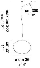 Vetreria Vistosi Подвесной светильник из дутого стекла Lucciola sun-id-1430926 - Вид №10