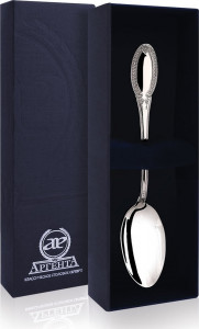 10588032 Аргента (Россия) Ложка чайная "Император" +футляр Серебро 925