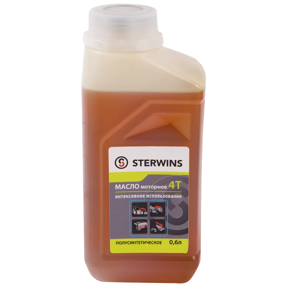 Моторное масло STERWINS 4Т 10W-40 для садовой техники 0,6 л 18394790 STLM-0010635