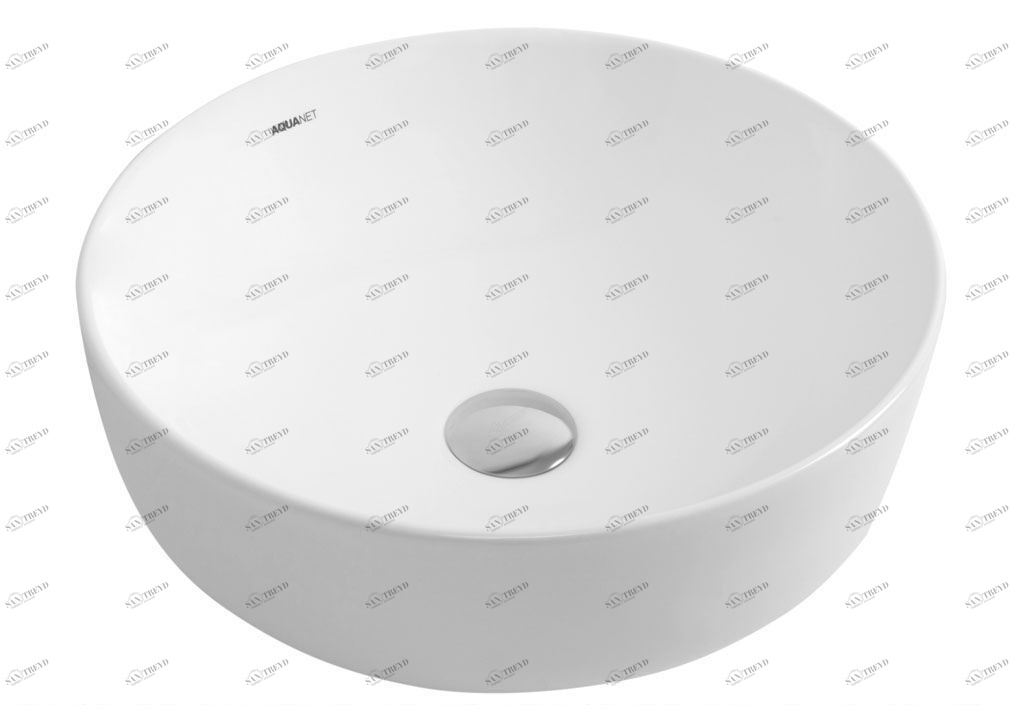 MOON1 Накладная раковина на столешницу  круглая Aquanet 