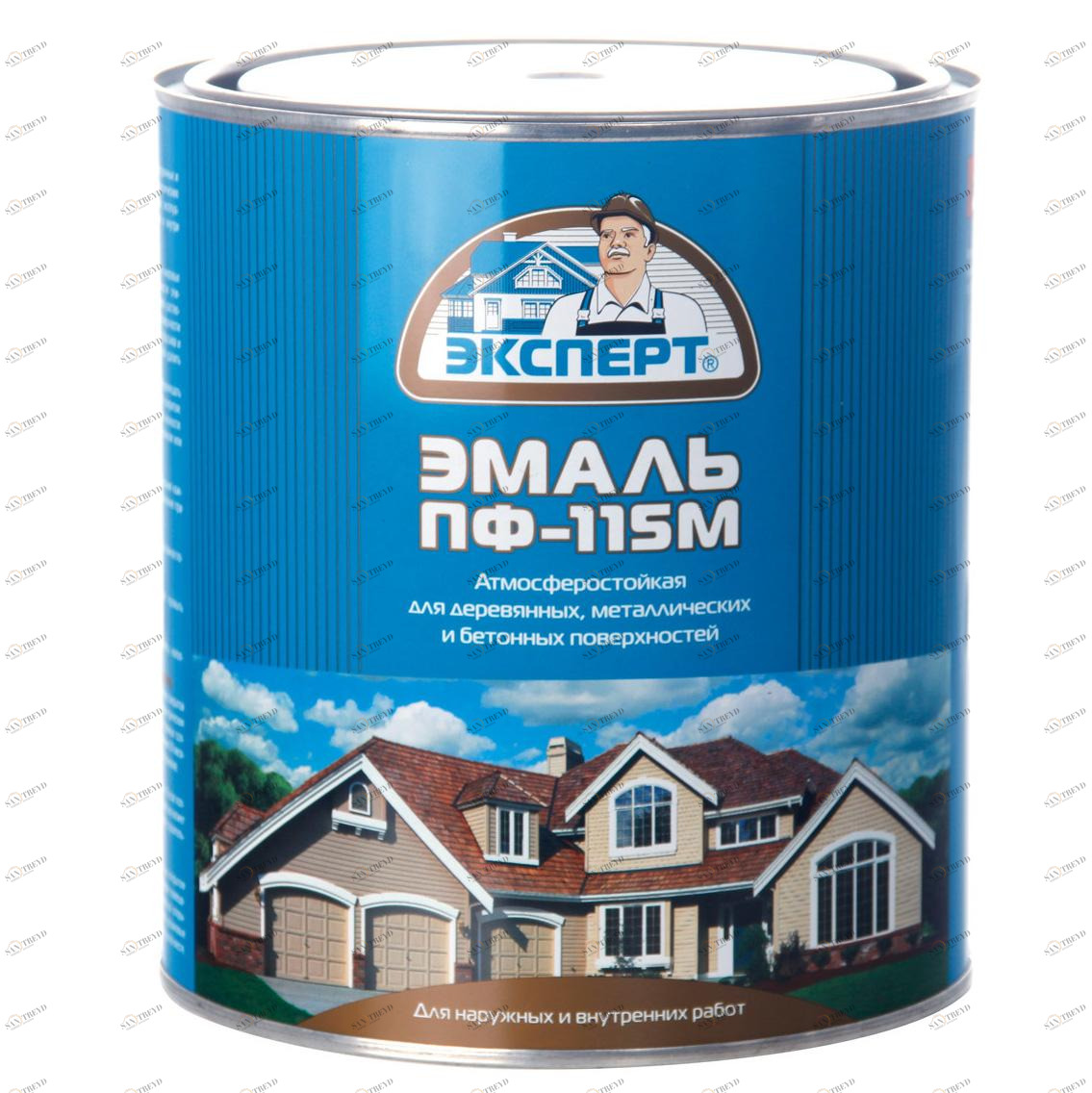Эмаль ПФ-115М Эксперт серая глянцевая 1,8кг 5986