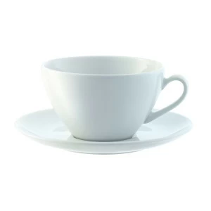 Набор из 4 округлых чашек с блюдцем 350 мл Dine LSA INTERNATIONAL DINE 00-3863448 Белый