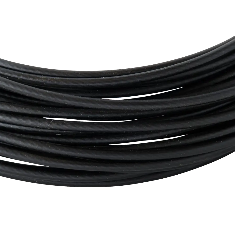 Трос Standers стальной оцинкованный ПВХ DIN 3055 2-3 мм цвет черный 10 м/уп STLM-2010790 - Вид №2