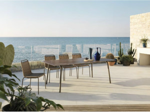 Веревочный садовый стул