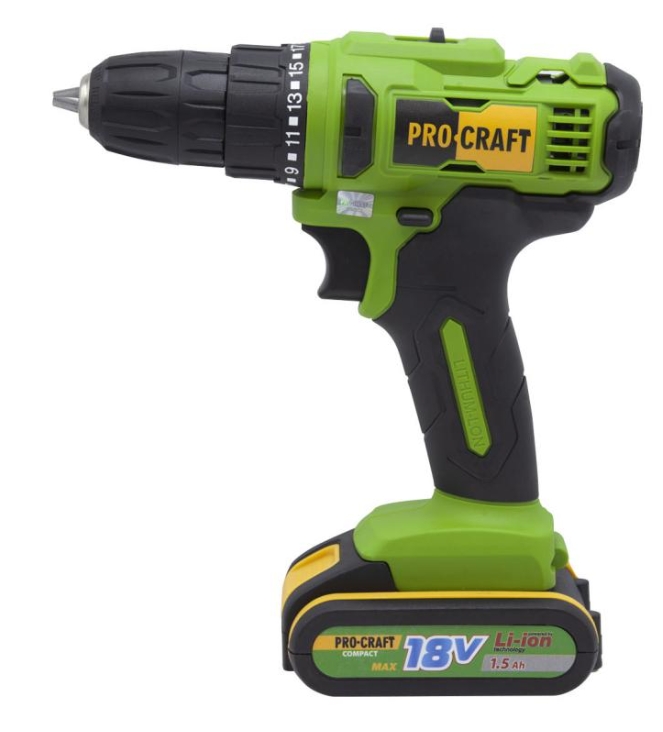 Шуруповерт Procraft PA18C COMPACT 5496767 STDN-0076269 - Вид №1