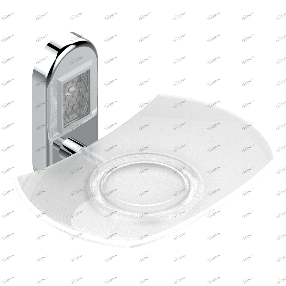 A2F-500 Мыльница стеклянная настенная Thg-paris Naïade Хром A2F-500 CAT.A