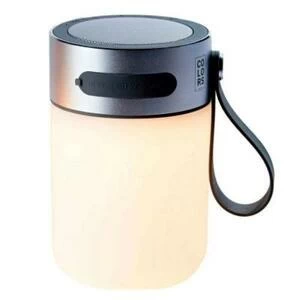 Колонка беспроводная Colors Led Sound Jar, серебрянная
