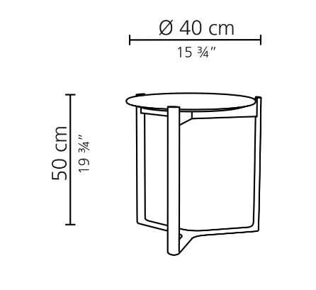 Круглый мраморный журнальный столик с металлическим каркасом Casamilano Arne ARCH-00047828 - Вид №2