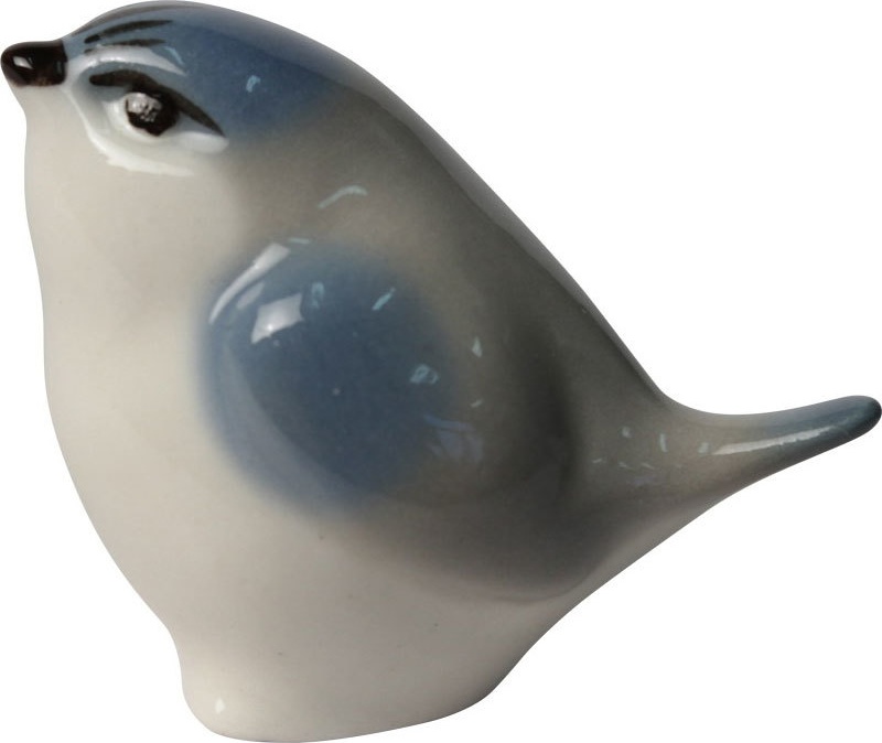 80358 Императорский фарфоровый завод Скульптура "Синичка" Твёрдый фарфор 