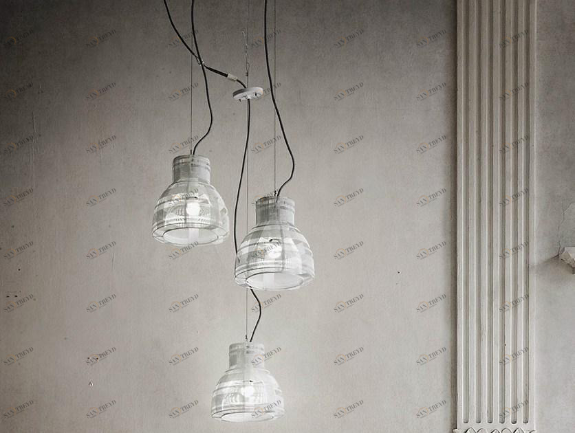 ELITE TO BE Подвесной светильник из плетеной железной проволоки sun-id-1504260