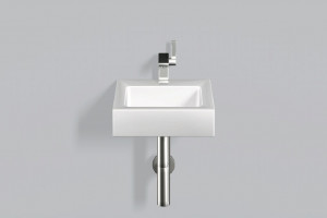 4277000401 Умывальник, wt.qs325h, белая, противомикробное Alape серия Q