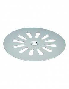 056400 000 00  Решетка из нержавеющей стали Д. 85 мм, для сливной раковины Д. 60 мм, нержавеющая сталь Valentin Сталь