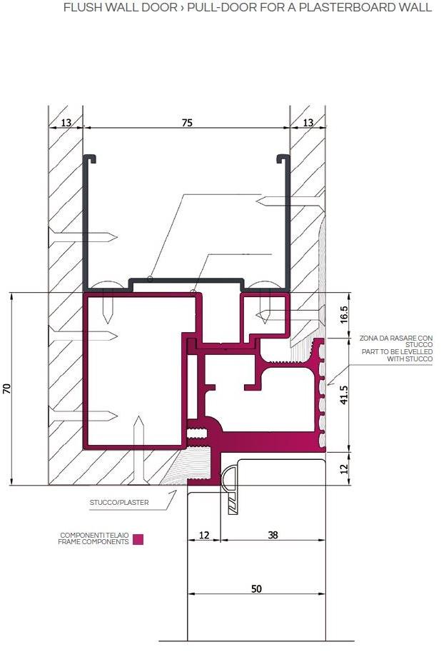 PLAN® Поворотная дверь заподлицо со стеной sun-id-1505984 - Вид №7