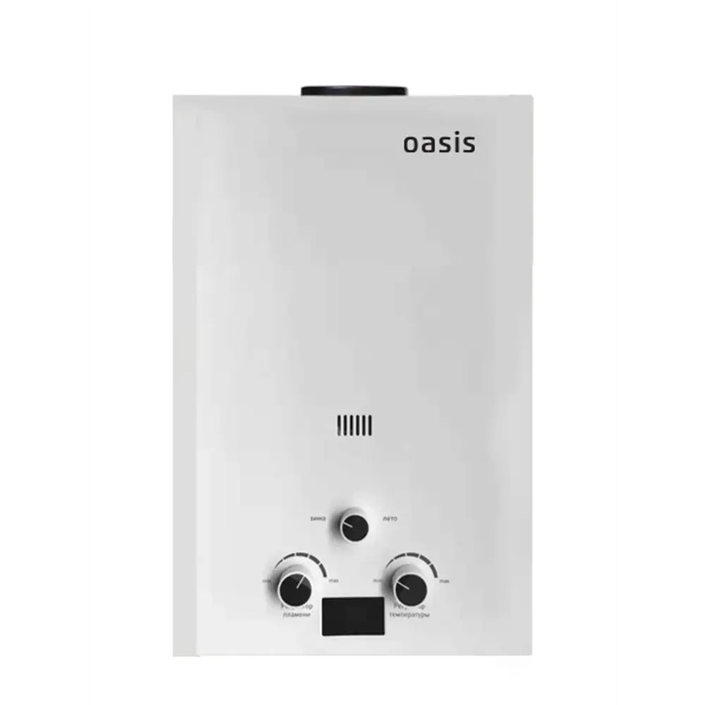 Колонка газовая Oasis 44x30x12 см 6 л/мин цвет белый 12797125 STLM-2141741 