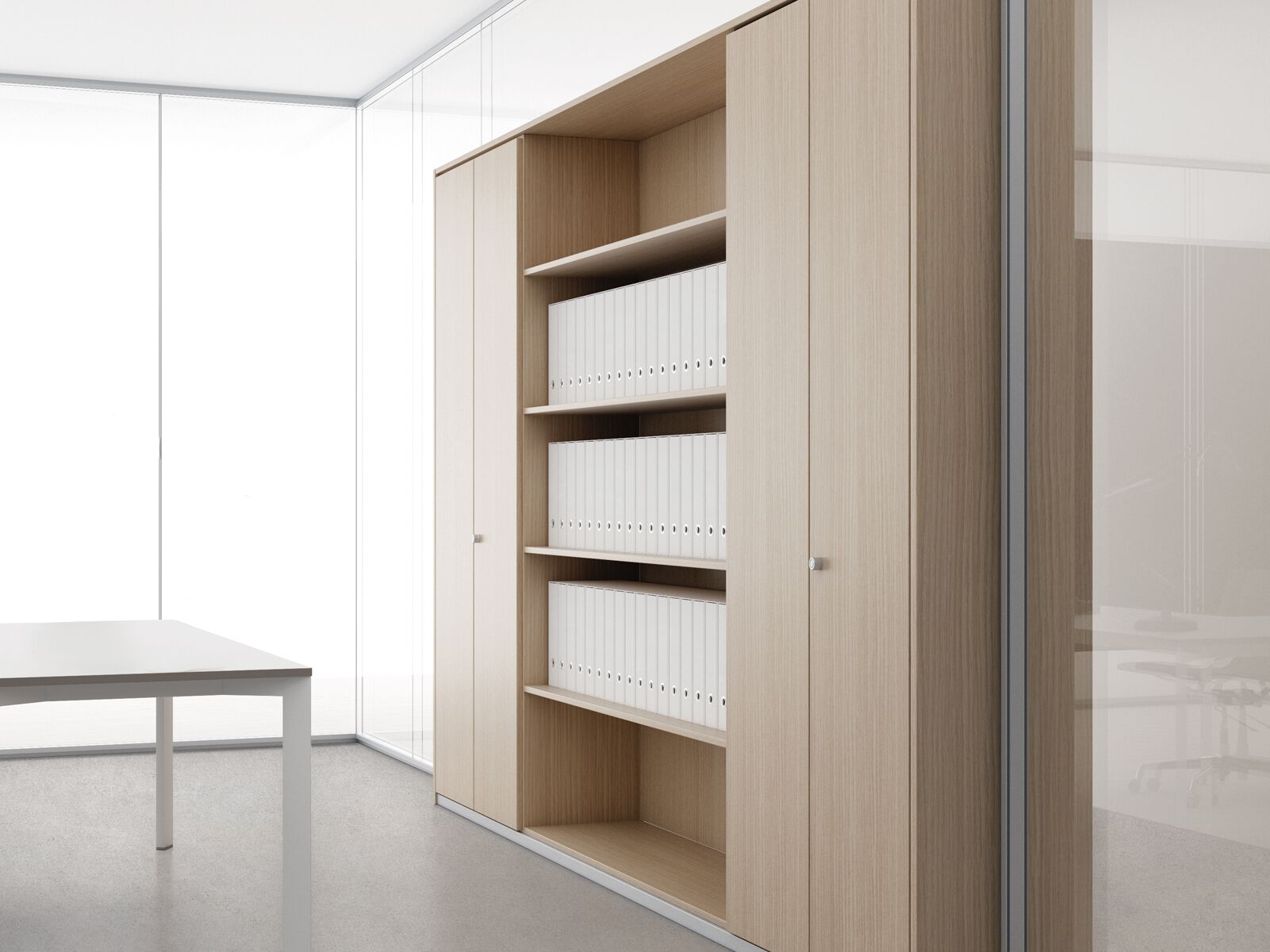 Модульный высокий офисный книжный шкаф Citterio программа 3 ARCH-00044303