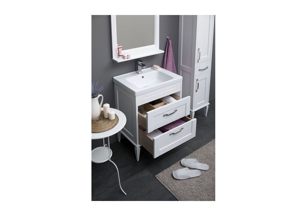 Зеркало Aquanet Денвер 65 белый 00199212 - Вид №4