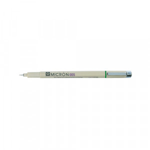 29 Профессиональные линеры PIGMA MICRON 0.2 мм зелёный XSDK005 Sakura