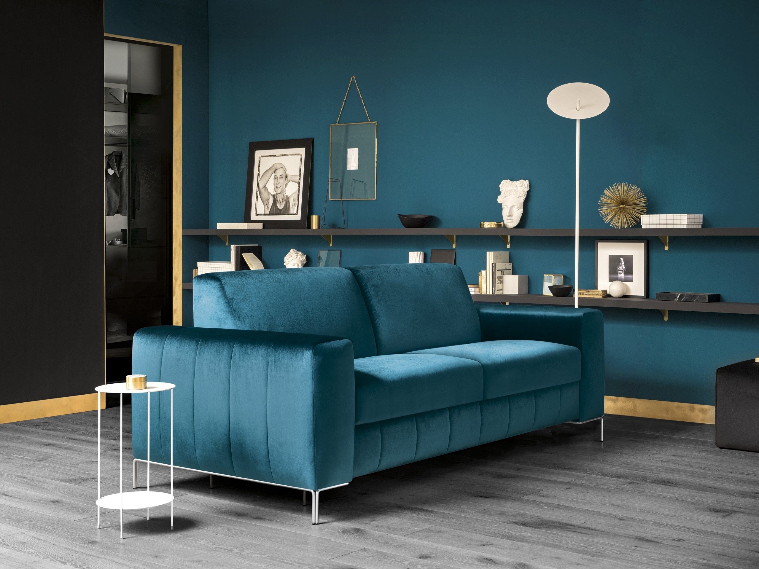 Двуспальный диван-кровать из ткани Felis Day &amp ARCH-00046407 - Вид №2