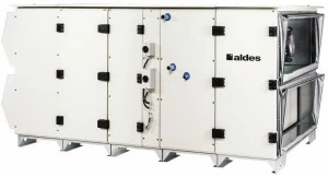 ALDES Центральная вентиляция рупор с роторным теплообменником Centrali hrv per il terziario