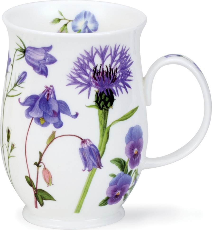 10672771 Dunoon Кружка Dunoon Голубая мелодия.Саффолк 320мл, фарфор Фарфор костяной 