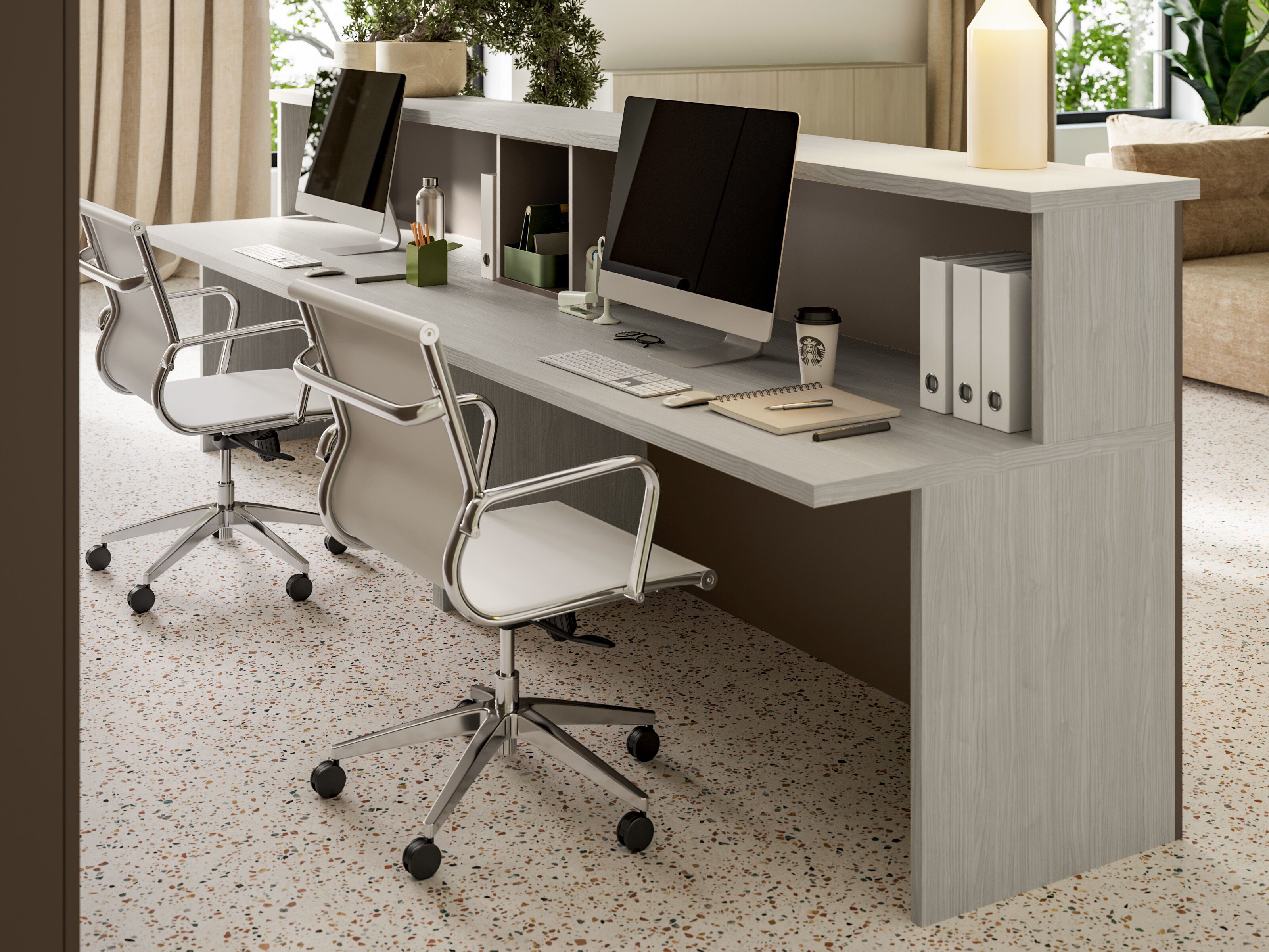 Стойка регистрации с освещением Giessegi OfficeTime ARCH-00076193 - Вид №1