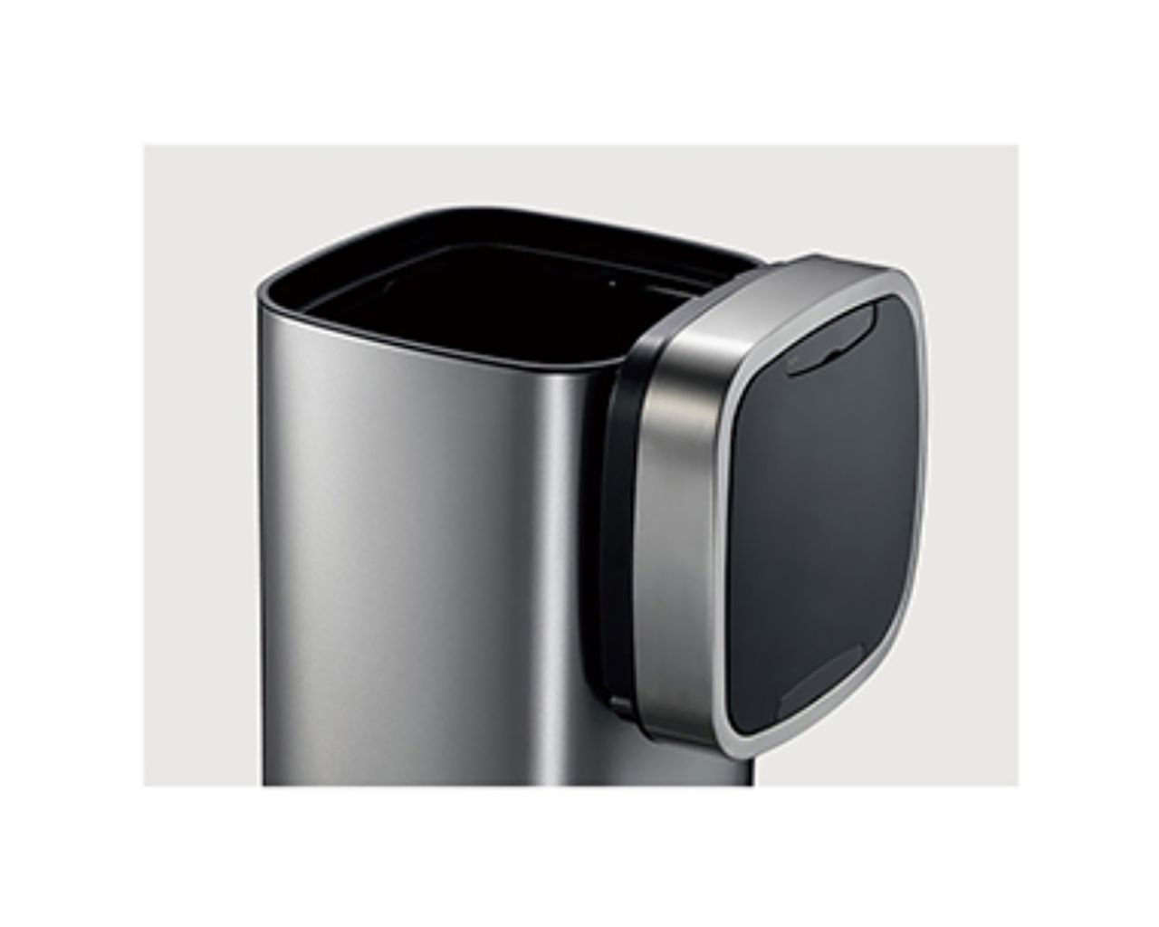 KIM505 Автоматическая корзина SENSOR, бесконтактная, квадратная, 21 л, матовая сталь Merida  - Вид №2