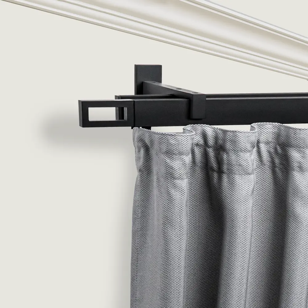 Профиль для карниза Хайтек 200 см алюминий цвет черный ARTTEX STLM-2095823 - Вид №5